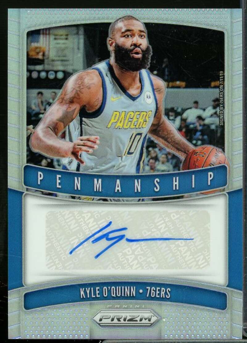 Kyle O'Quinn Rookie Card 2019-20 Panini Prizm Penmanship Prizms Silver #32  Image 1