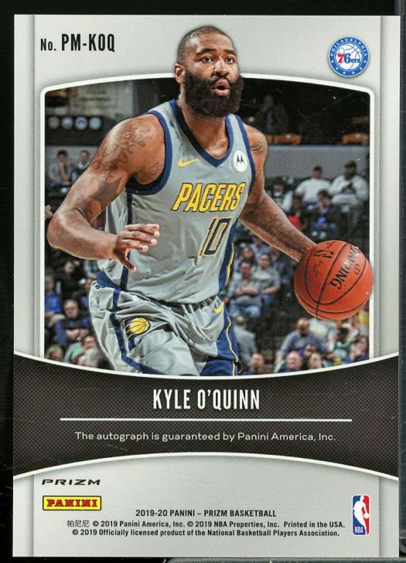 Kyle O'Quinn Rookie Card 2019-20 Panini Prizm Penmanship Prizms Silver #32  Image 2