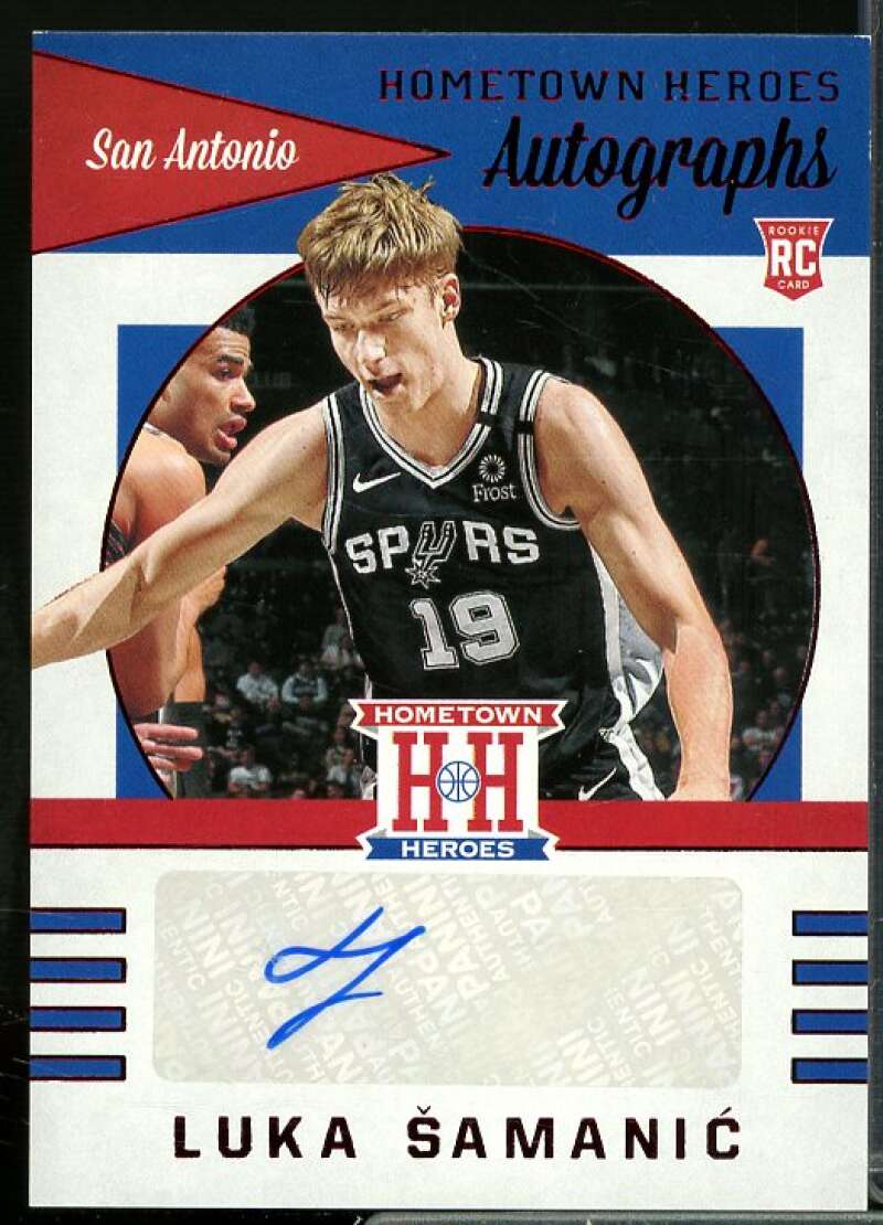 Luka Samanic 2019-20 Panini Chronicles Hometown Heroes Rookie Autograph Red #16  Image 1