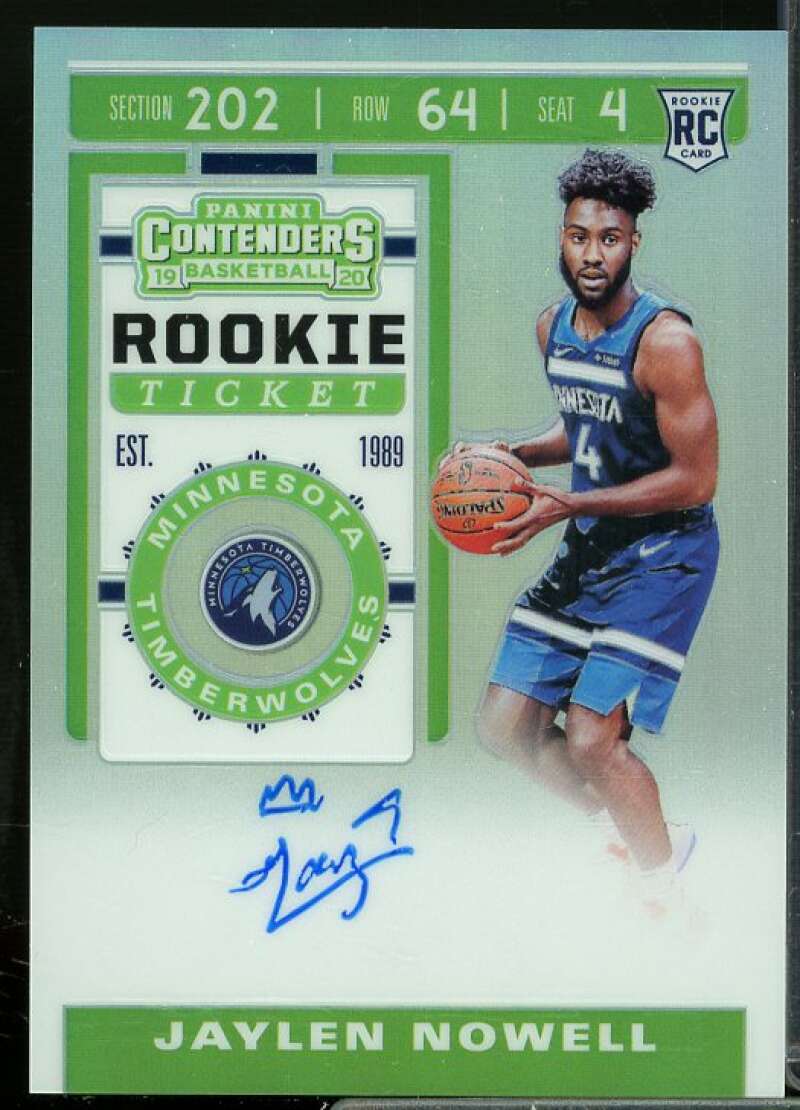 Jaylen Nowell AU Rookie Card 2019-20 Panini Contenders Premium #115  Image 1