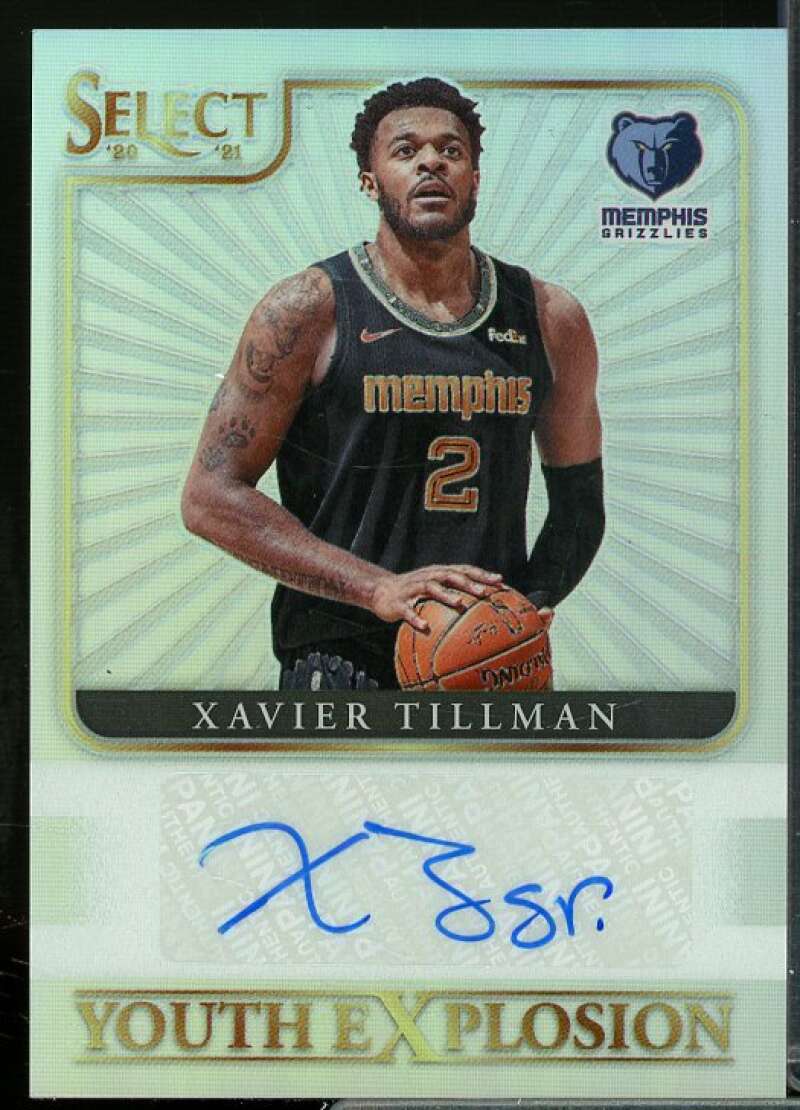 Xavier Tillman Rookie Card 2020-21 Select Youth Explosion Signatures #35  Image 1