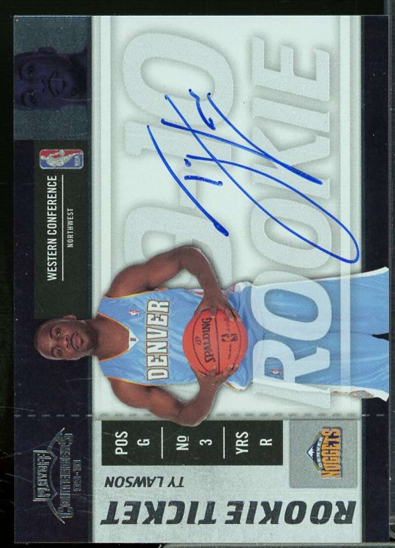 Ty Lawson AU Rookie Card 2009-10 Playoff Contenders #116  Image 1