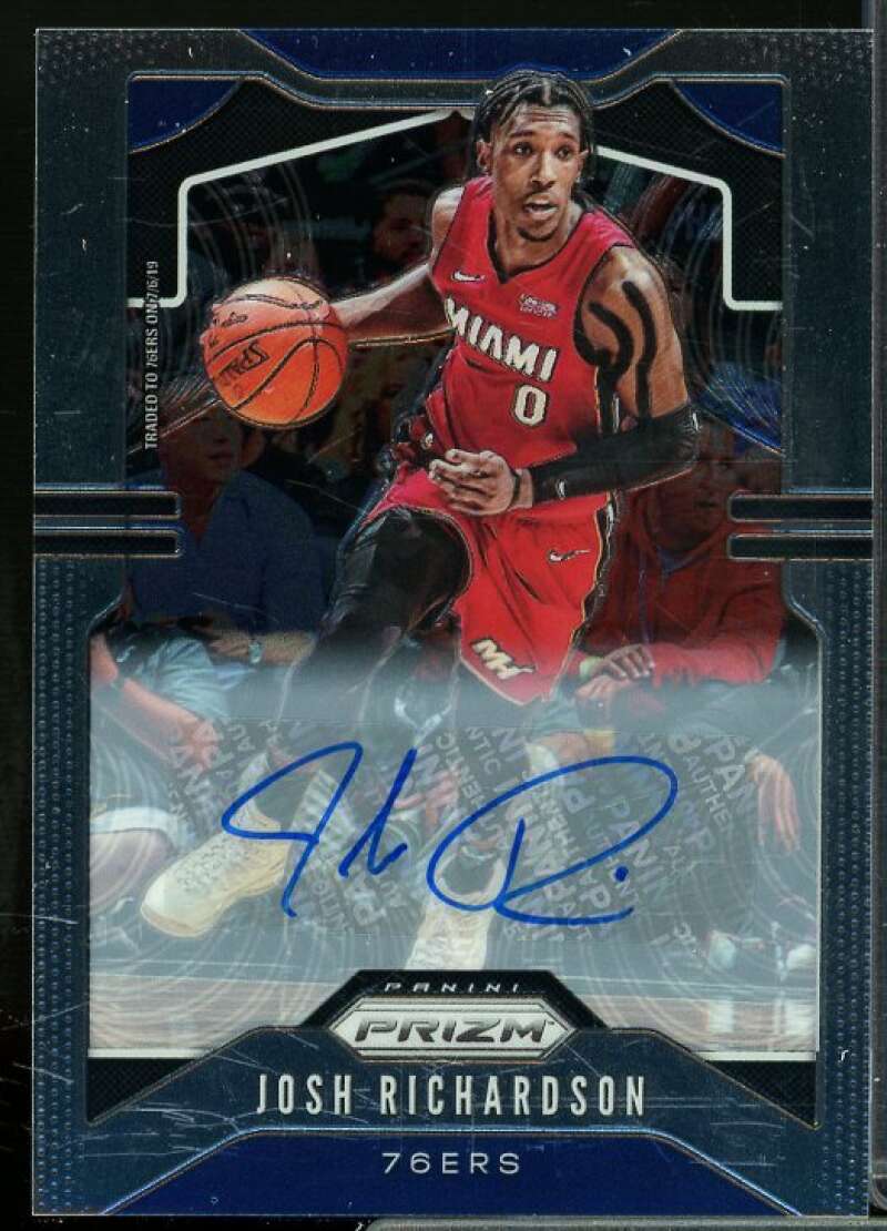 Josh Richardson Rookie Card 2019-20 Panini Prizm Signatures #147  Image 1