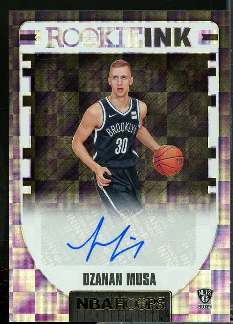 Dzanan Musa Rookie Card 2018-19 Hoops Rookie Ink #29  Image 1