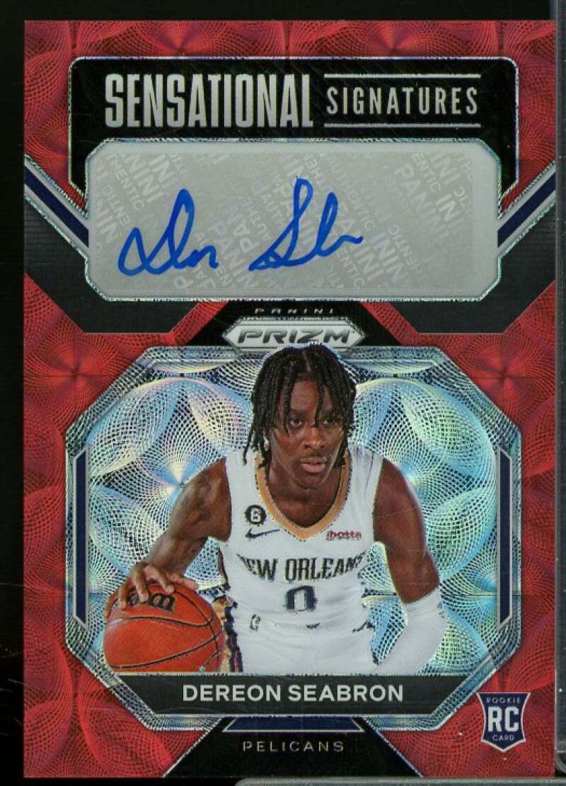 Dereon Seabron 2022-23 Panini Prizm Sensational Signatures Prizms Choice #69  Image 1