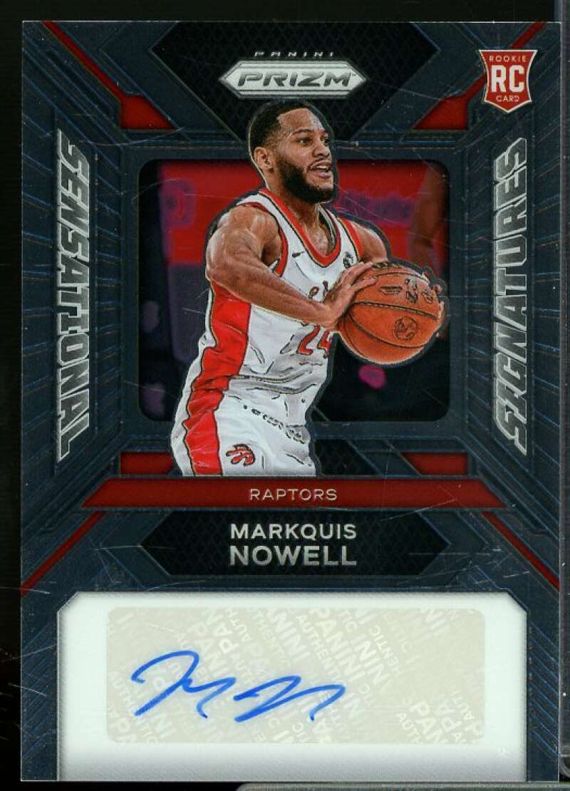 Markquis Nowell 2023-24 Panini Prizm Draft Picks Sensational Signatures #36  Image 1