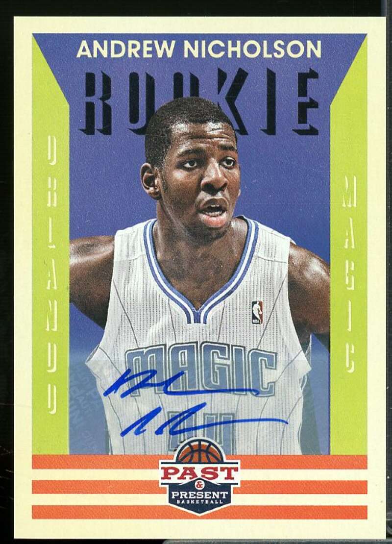 Andrew Nicholson Rookie Card 2012-13 Panini Past and Present Signatures #240  Image 1