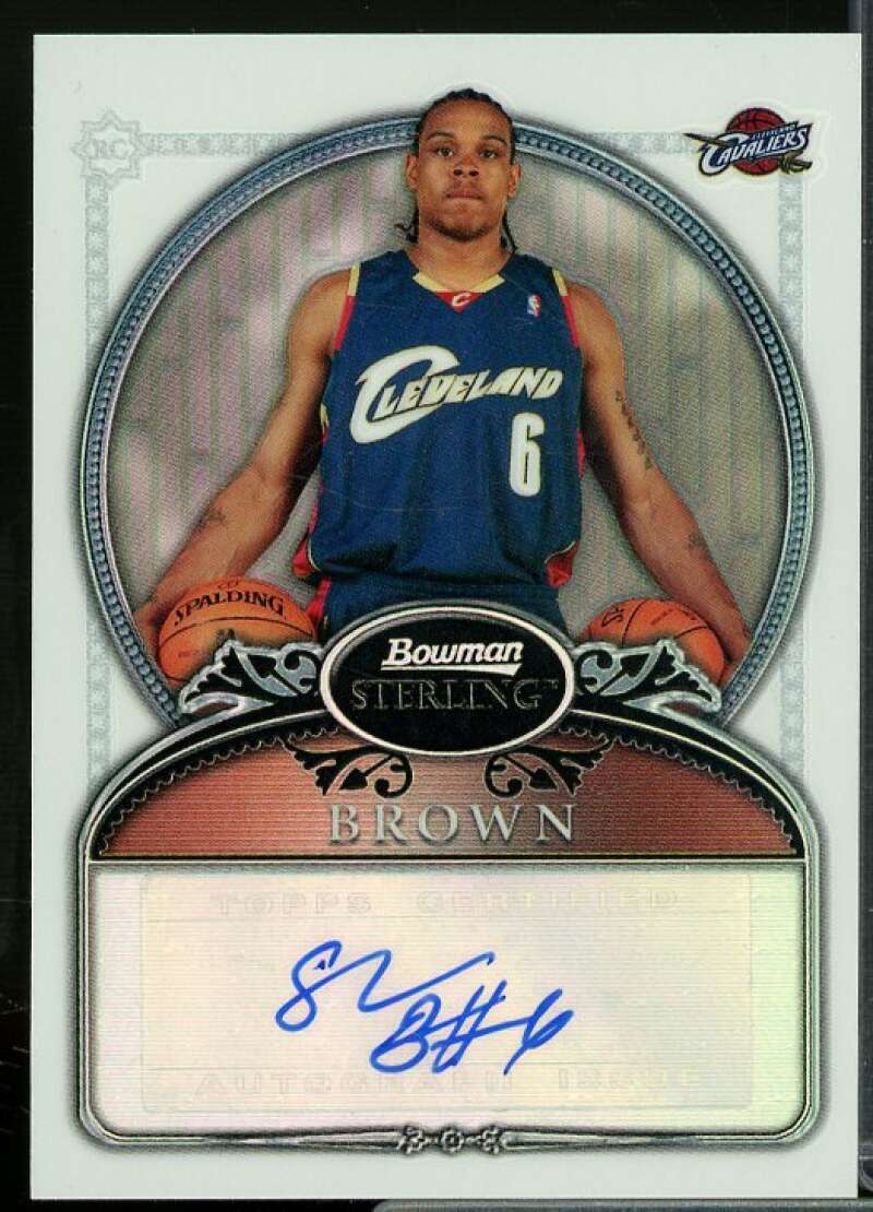 Shannon Brown AU Rookie Card 2006-07 Bowman Sterling Refractors #78  Image 1