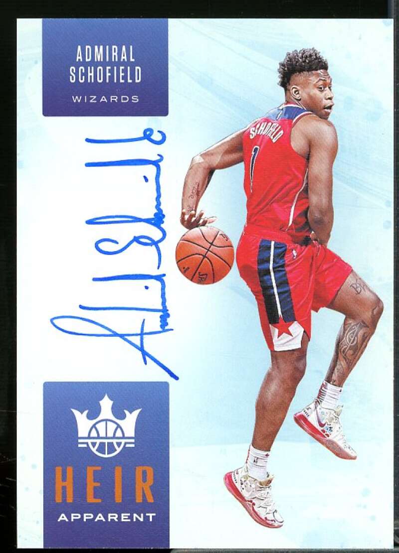 Admiral Schofield/49 2019-20 Court Kings Heir Apparent Autographs Citrine #27  Image 1