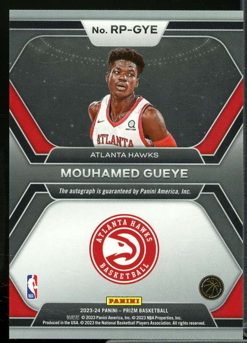 Mouhamed Gueye 2023-24 Panini Prizm Draft Picks College Penmanship Signature #8  Image 2