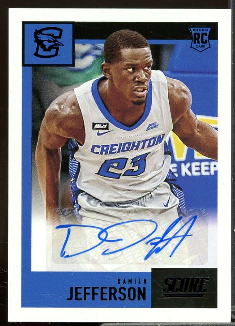 Damien Jefferson 2021-22 Panini Chronicles Draft Score Rookie Auto Black #10  Image 1