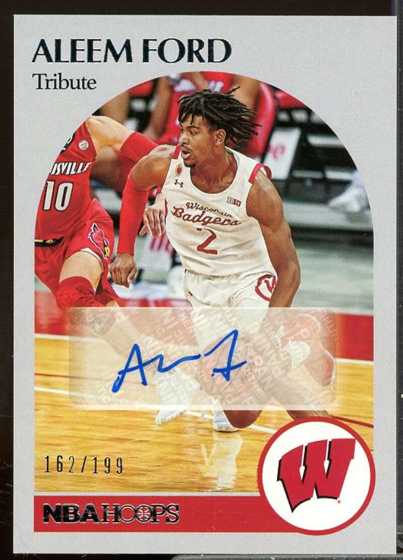 Aleem Ford 2021-22 Panini Chronicles Draft Picks Hoops Retro Autographs #31  Image 1