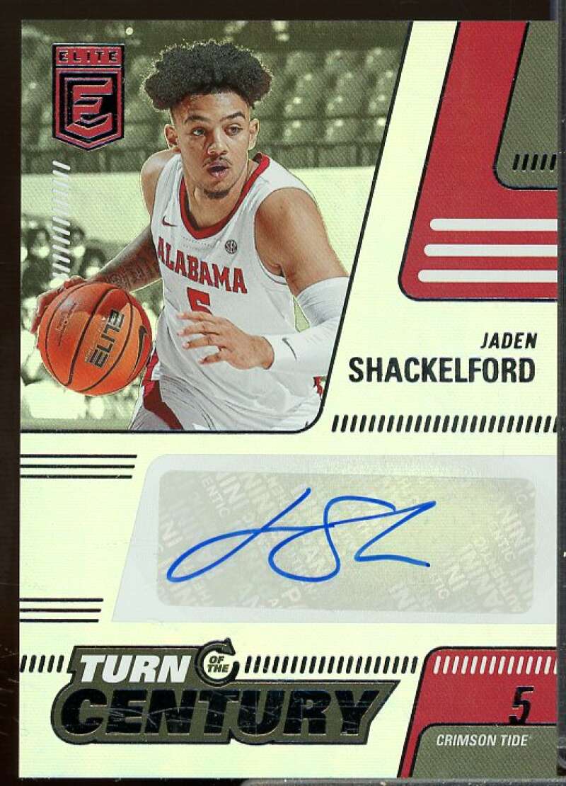 Jaden Shackelford 2022-23 Panini Chronicles Draft Turn of the Century Auto #27  Image 1