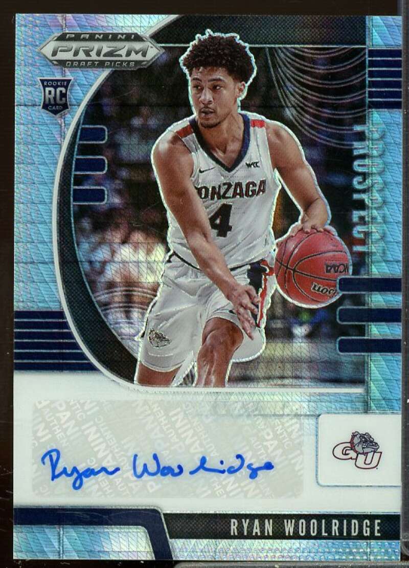 Ryan Woolridge 2020-21 Panini Prizm Draft Picks Prospect Autographs Hyper #63  Image 1