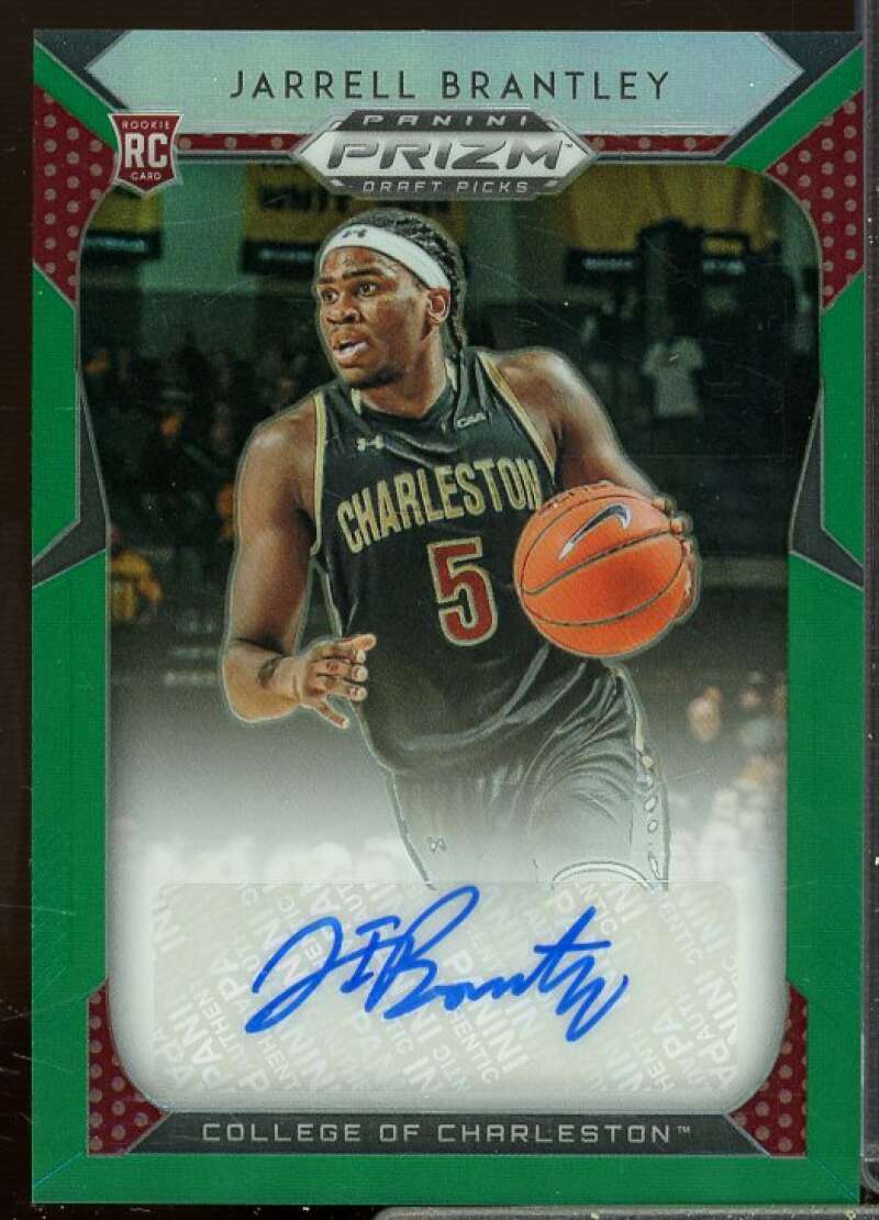 Jarrell Brantley 2019-20 Panini Prizm Draft Picks Autographs Prizms Green #50  Image 1