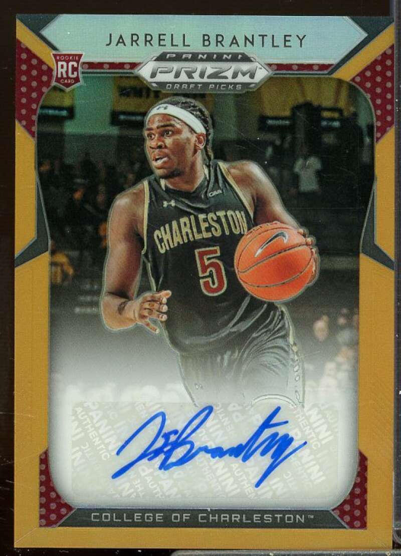 Jarrell Brantley/125 2019-20 Panini Prizm Draft Pick Autographs Neon Orange #50  Image 1