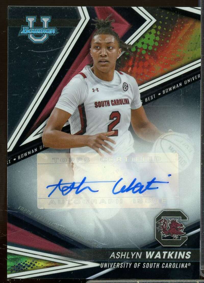 Ashlyn Watkins 2022-23 Bowman's Best University Best of '22 Autographs #BOAAW  Image 1