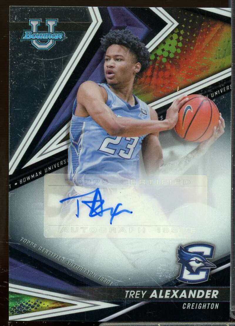 Trey Alexander 2022-23 Bowman's Best University Best of '22 Autographs #BOATA  Image 1