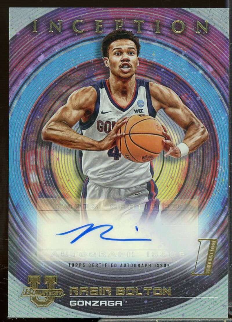 Rasir Bolton Rookie Card 2022-23 Bowman Inception University Autographs #BIARB  Image 1