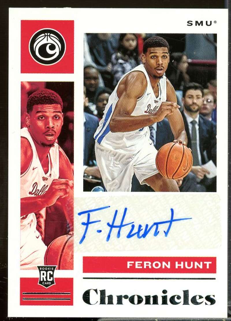 Feron Hunt Rookie 2021-22 Panini Chronicles Draft Picks Rookie Signatures #16  Image 1