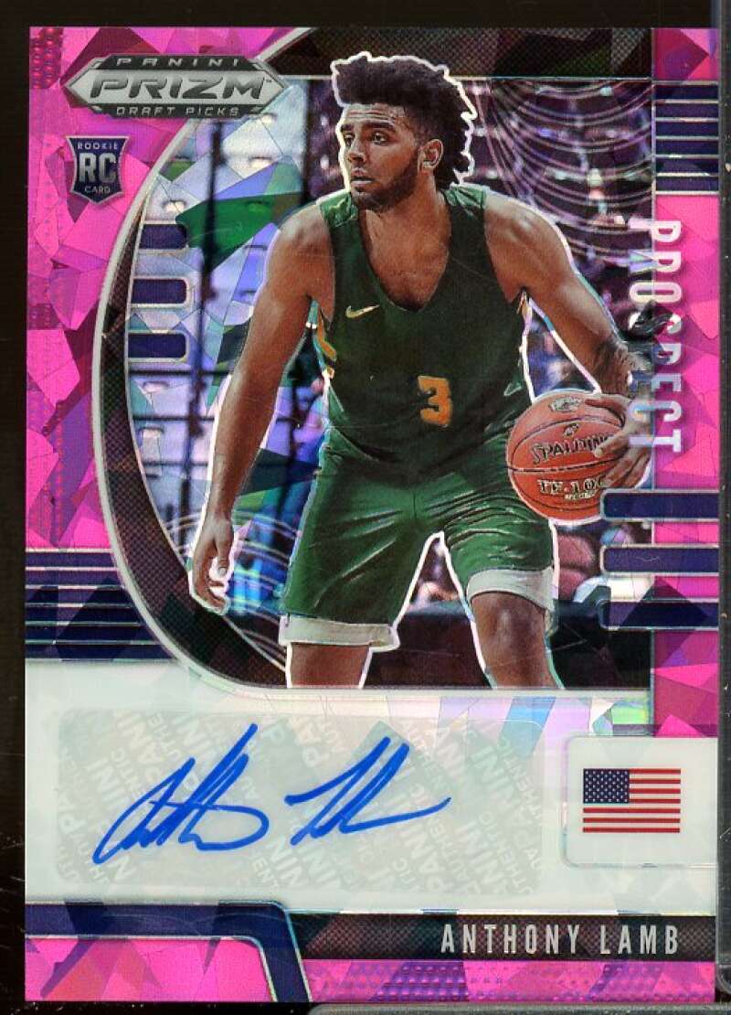 Anthony Lamb 2020-21 Panini Prizm Draft Picks Prospect Autographs Pink Ice #84  Image 1