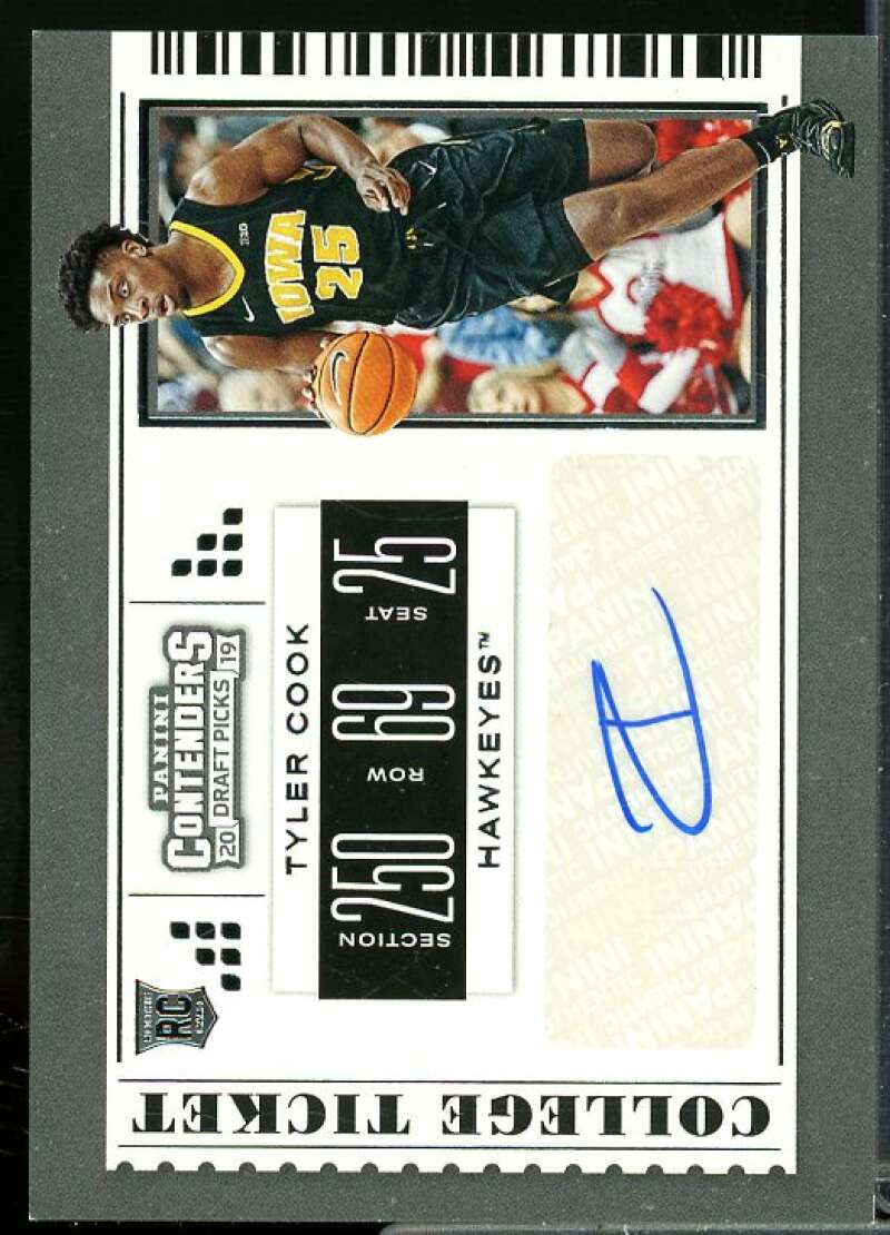 Tyler Cook AU Rookie Card 2019-20 Panini Contenders Draft Picks #103  Image 1