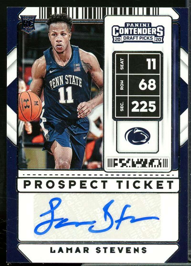 Lamar Stevens AU Card 2020-21 Panini Contenders Draft Picks Variations #108  Image 1