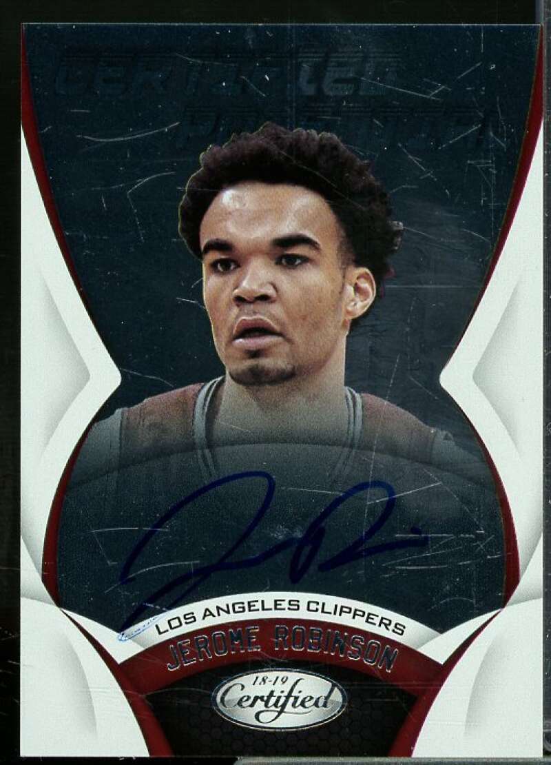 Jerome Robinson Rookie 2018-19 Certified Certified Potential Autographs #13  Image 1