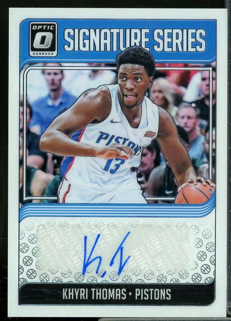 Khyri Thomas Rookie Card 2018-19 Donruss Optic Rated Rookies Signatures #173  Image 1