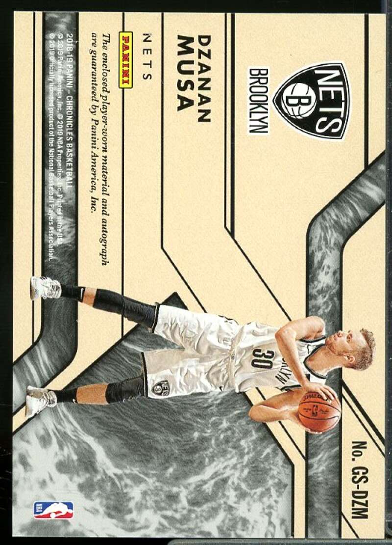 Dzanan Musa 2018-19 Panini Chronicles Gold Standard Rookie Jersey Autograph #13  Image 2