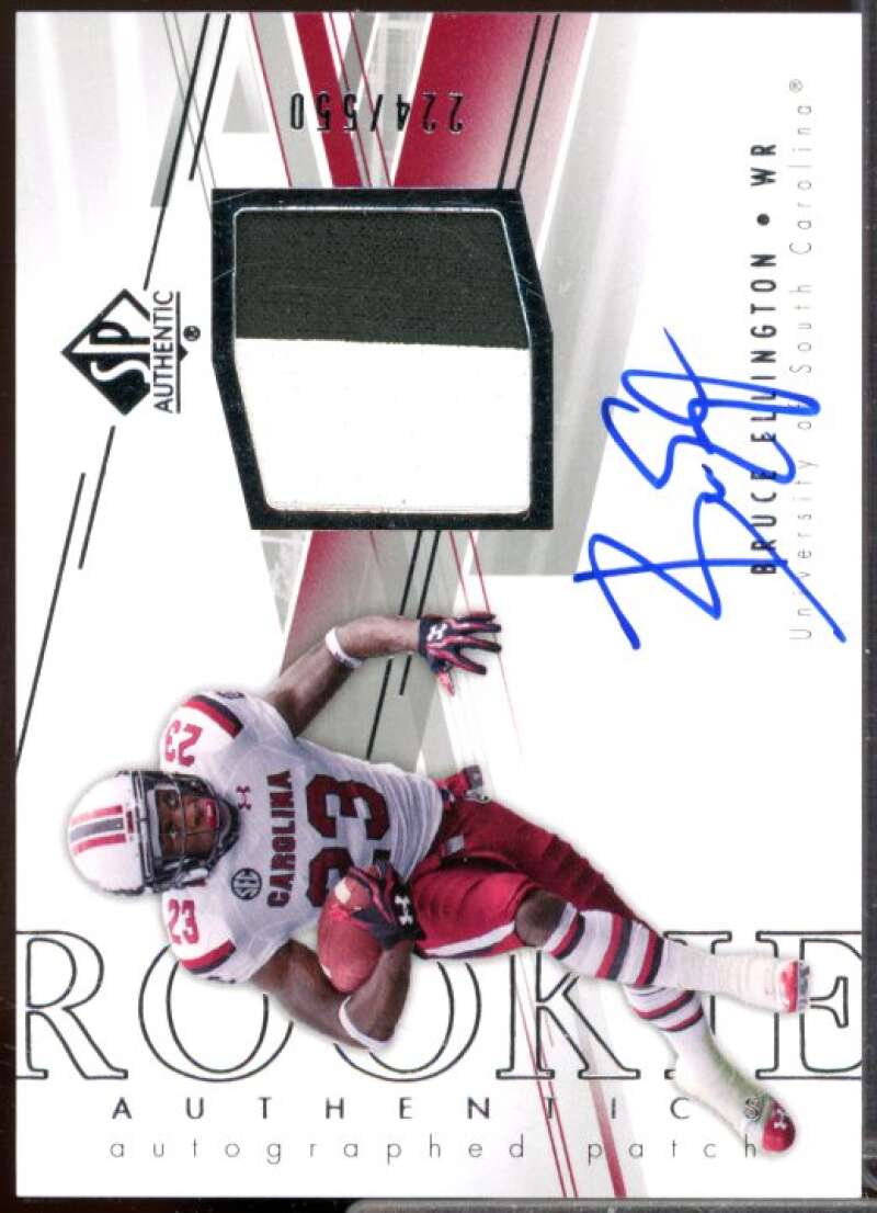 Bruce Ellington Rookie JSY AU/550 Card 2014 SP Authentic #224  Image 1