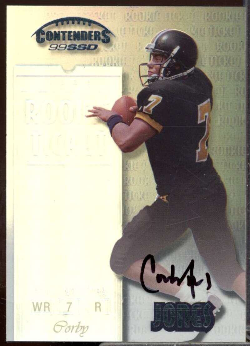 Corby Jones AU/1825 Rookie Card 1999 Playoff Contenders SSD #171  Image 1