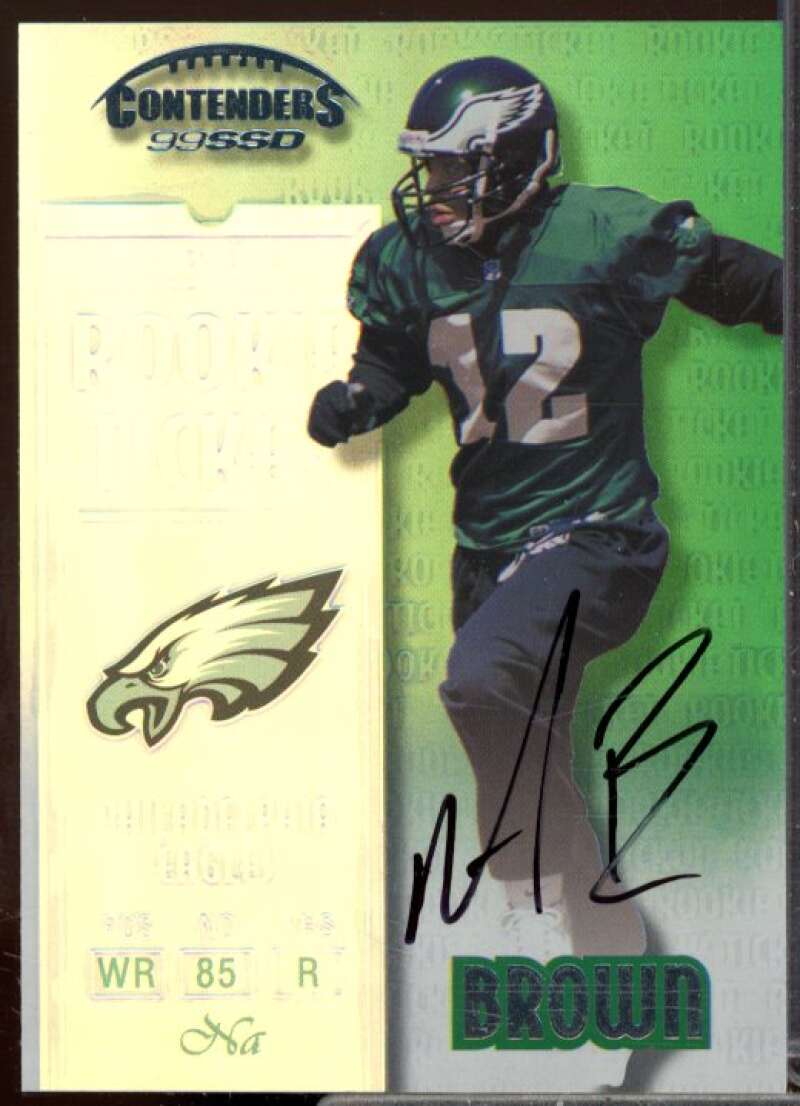 Na Brown AU/1825 Rookie Card 1999 Playoff Contenders SSD #181  Image 1