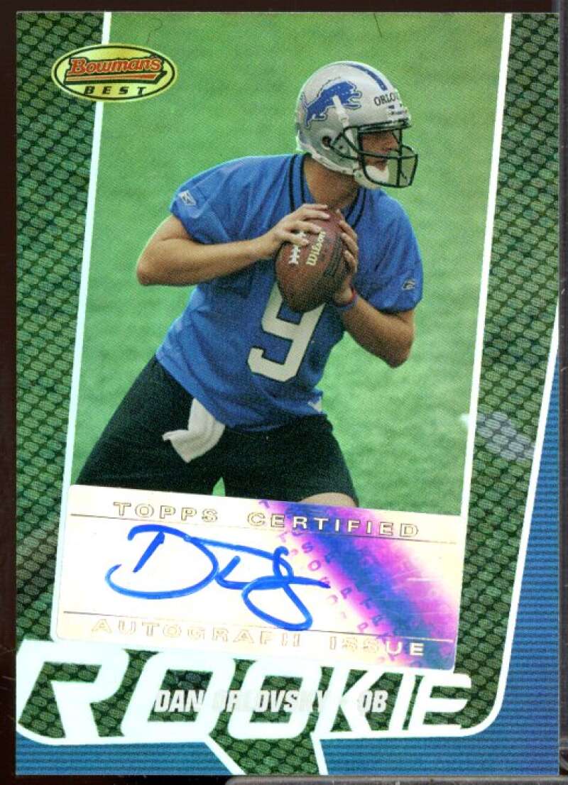 Dan Orlovsky AU Rookie Card 2005 Bowman's Best #161  Image 1