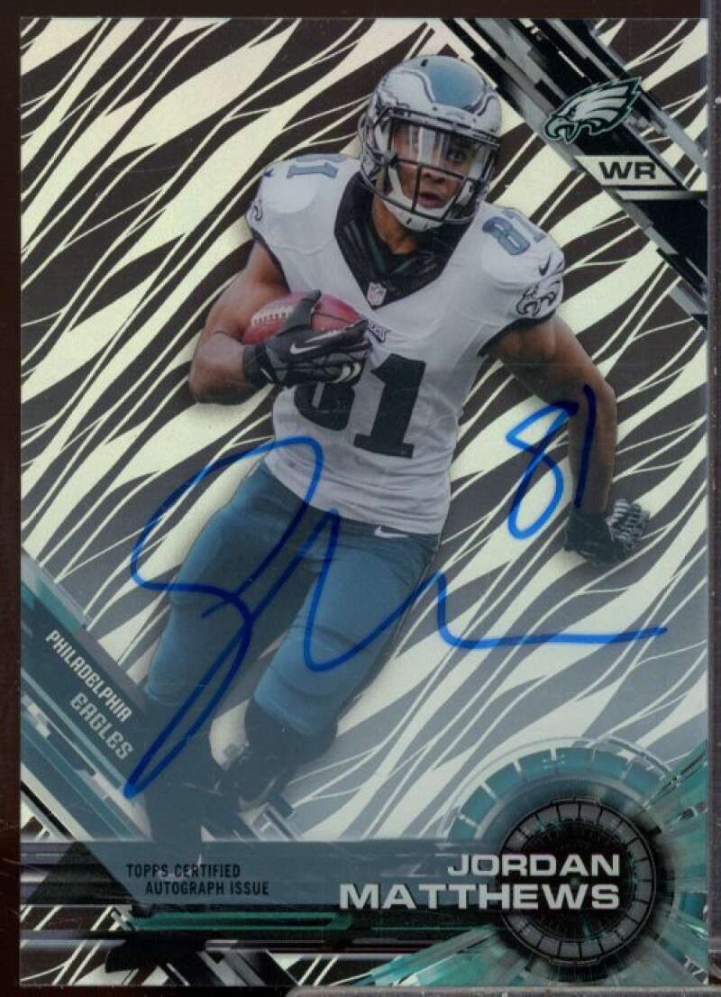 Jordan Matthews Rookie Card 2015 Topps High Tek Autographs #19  Image 1