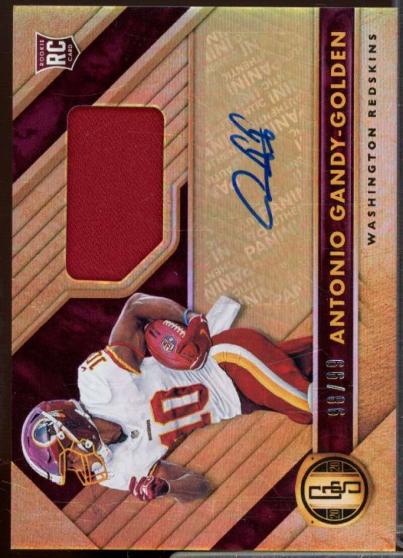 Antonio Gandy-Golden JSY AU/99 Rookie Card 2020 Panini Gold Standard #240  Image 1