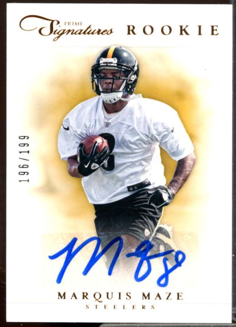 Marquis Maze AU/199 Rookie Card 2012 Prime Signatures #208  Image 1