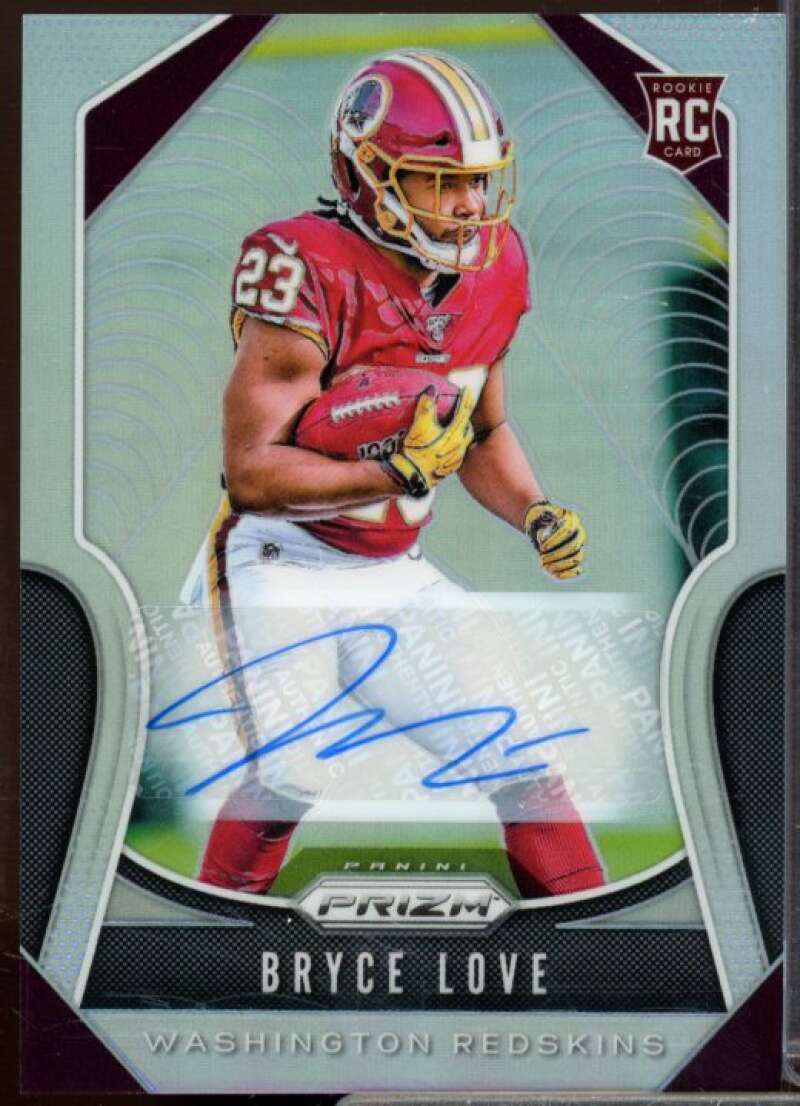 Bryce Love Rookie Card 2019 Panini Prizm Rookie Autographs #325  Image 1