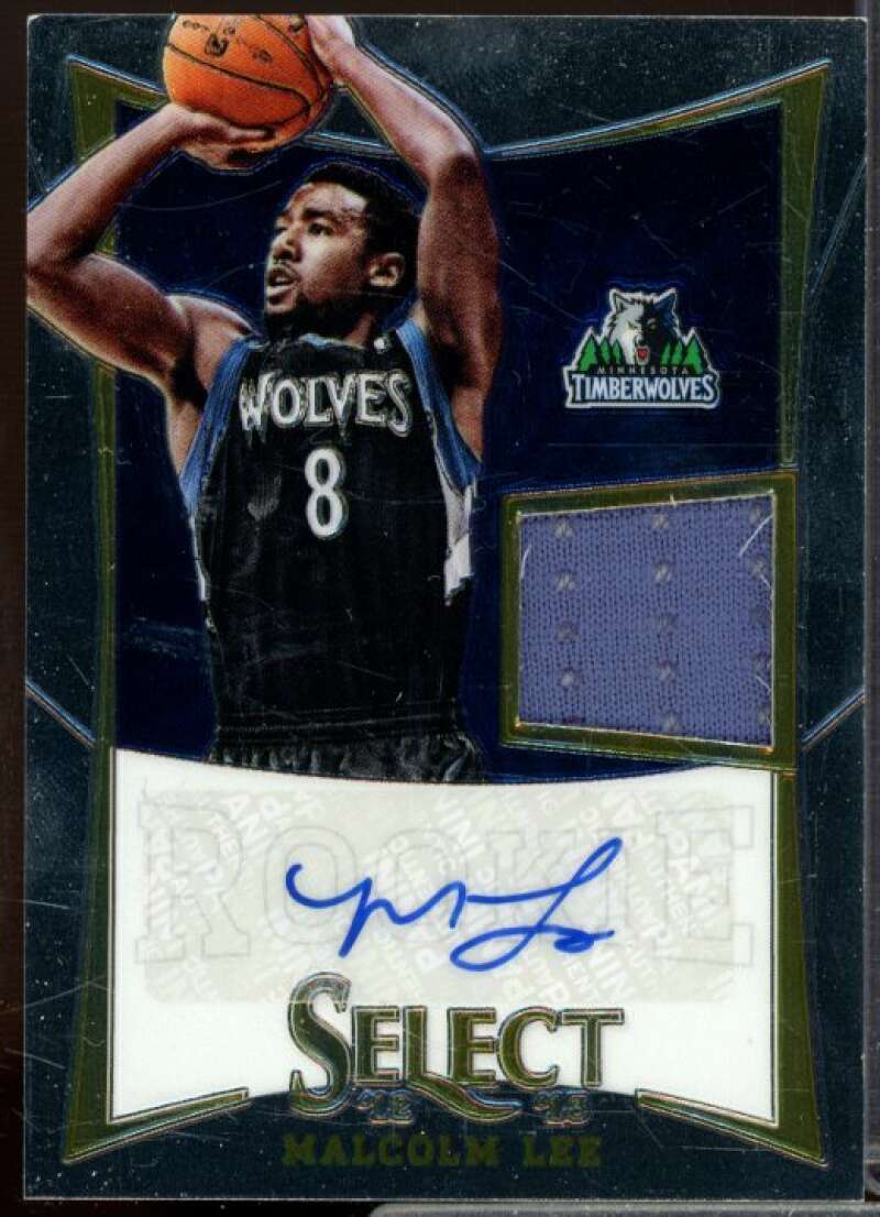 Malcolm Lee JSY AU/399 Rookie Card 2012-13 Select #269  Image 1