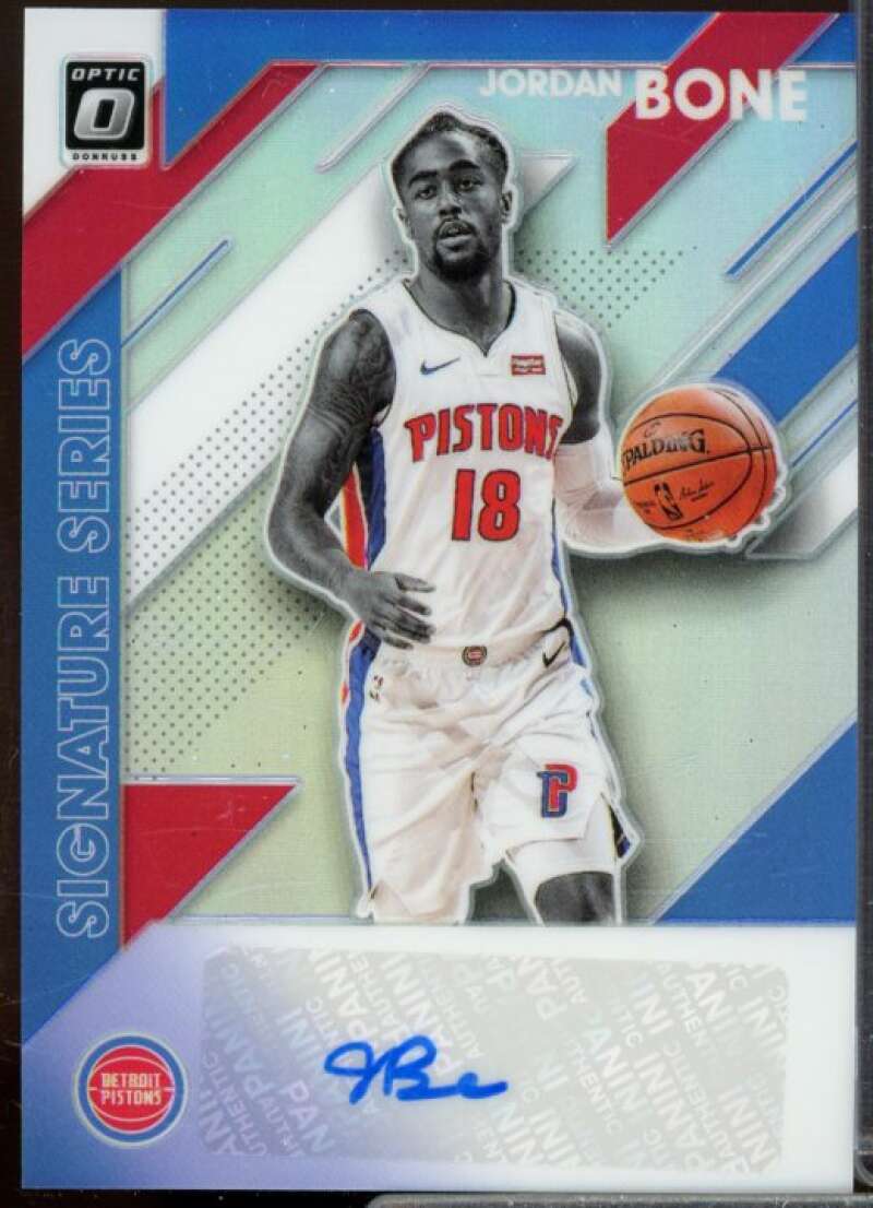 Jordan Bone Rookie Card 2019-20 Donruss Optic Signature Series Holo #3  Image 1