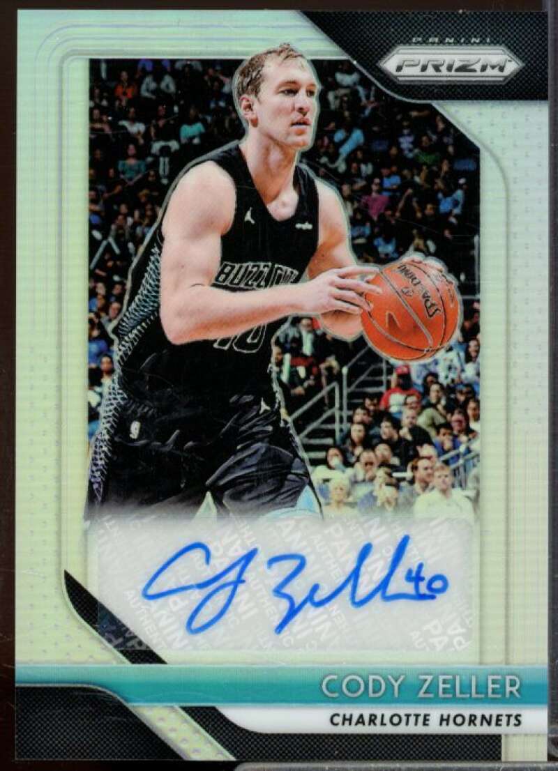 Cody Zeller Rookie Card 2018-19 Panini Prizm Signatures Prizms Silver #55  Image 1