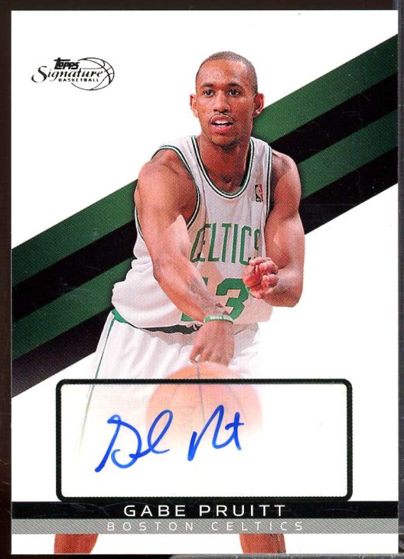 Gabe Pruitt/1199 Rookie Card 2008-09 Topps Signature Autographs #TSAGP  Image 1