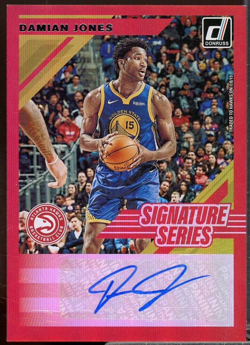 Damian Jones Rookie Card 2019-20 Donruss Signature Series #31  Image 1