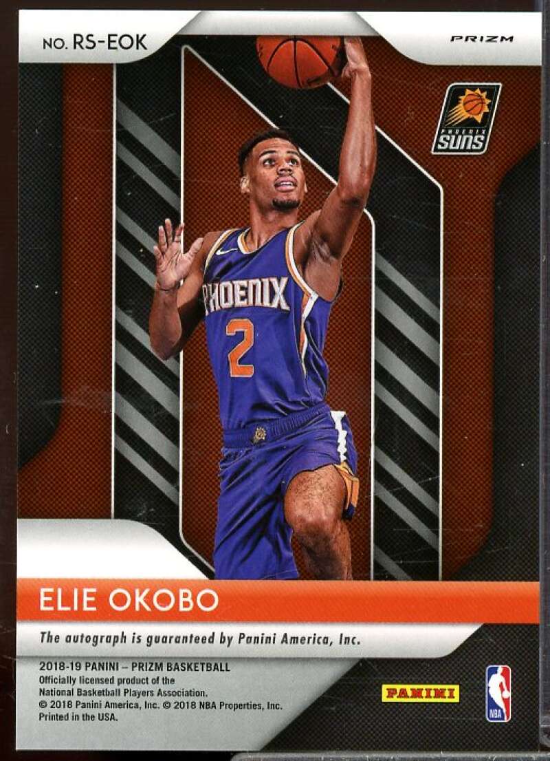 Elie Okobo Rookie Card 2018-19 Panini Prizm Rookie Signatures Prizms Silver #31  Image 2