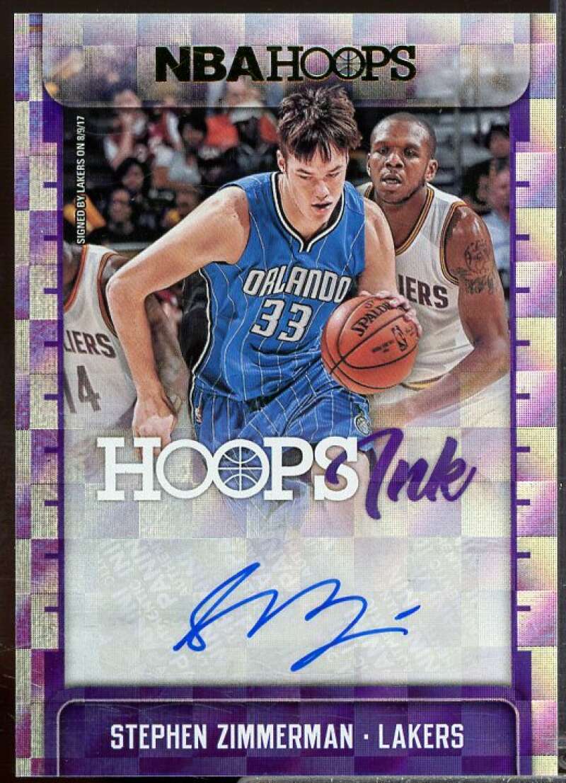 Stephen Zimmerman Rookie Card 2017-18 Hoops Ink #30  Image 1