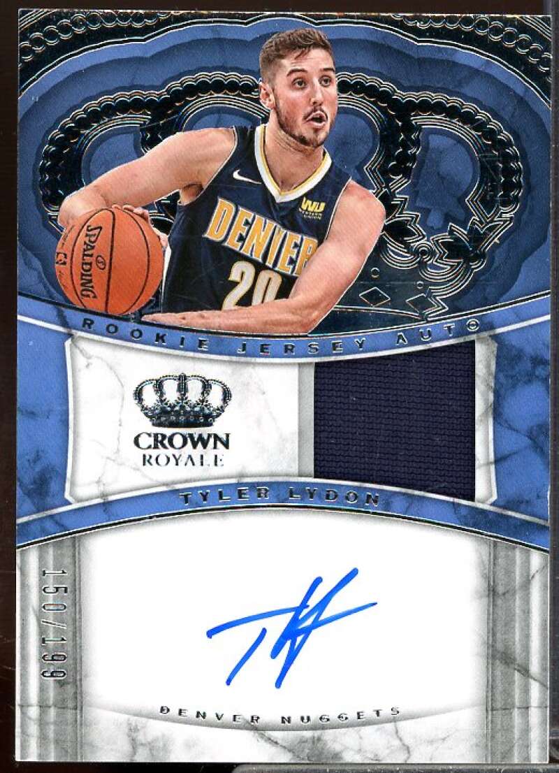 Tyler Lydon Rookie Card 2017-18 Crown Royale Rookie Jersey Autographs #31  Image 1