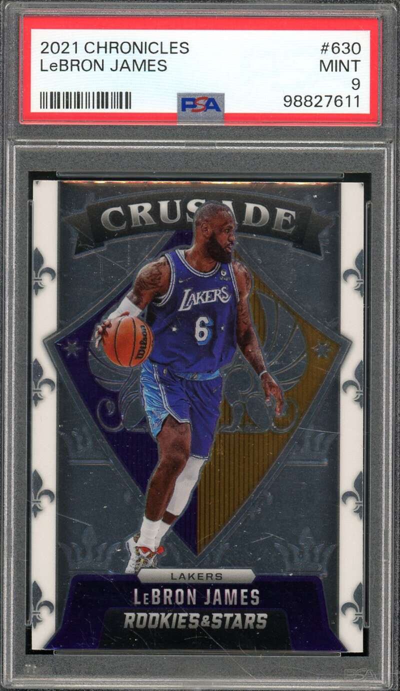 Lebron James Card 2021-22 Chronicles #630 PSA 9 Image 1