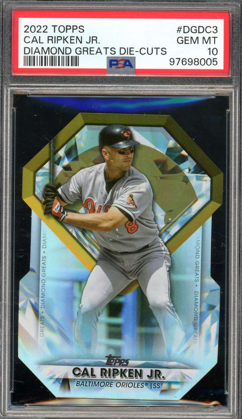 Cal Ripken Jr. Card 2022 Topps #DGDC3 PSA 10 Image 1