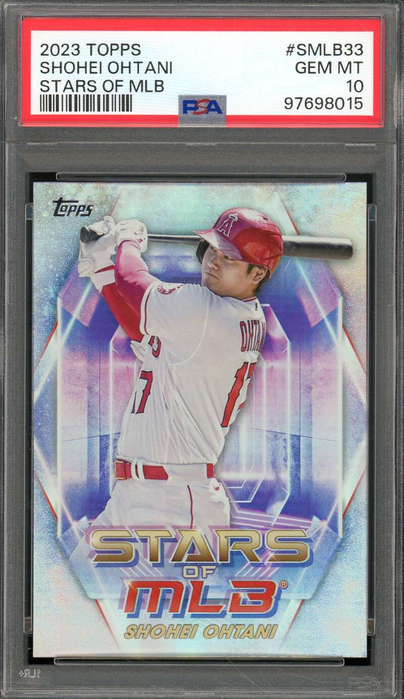 Shohei Ohtani Card 2023 Topps #SMLB33 PSA 10 Image 1