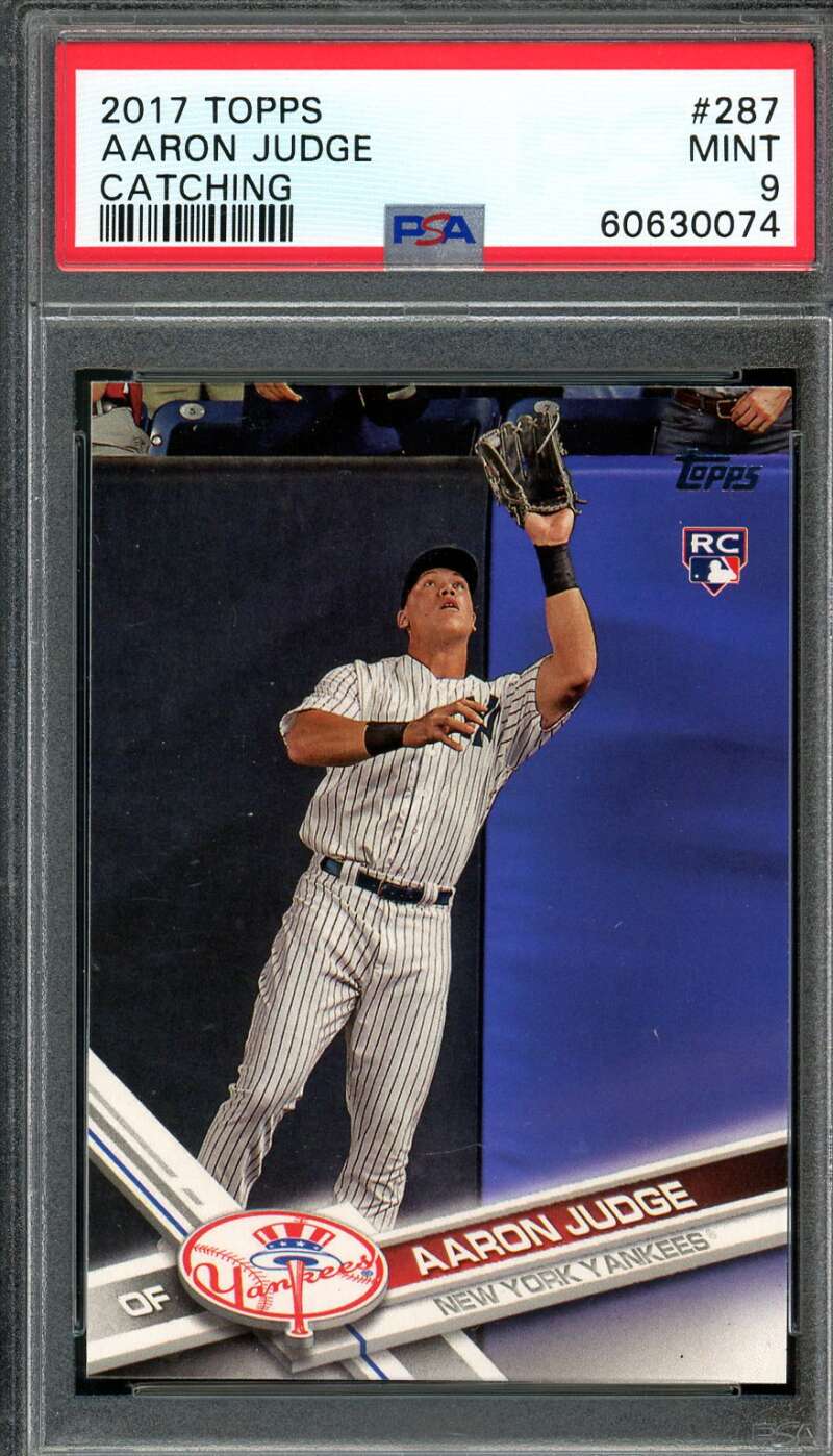 Aaron Judge Rookie Card 2017 Topps #287 PSA 9 Image 1